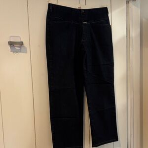 Marithe Francois Girbaud Women's Dark Blue Ankle Jeans